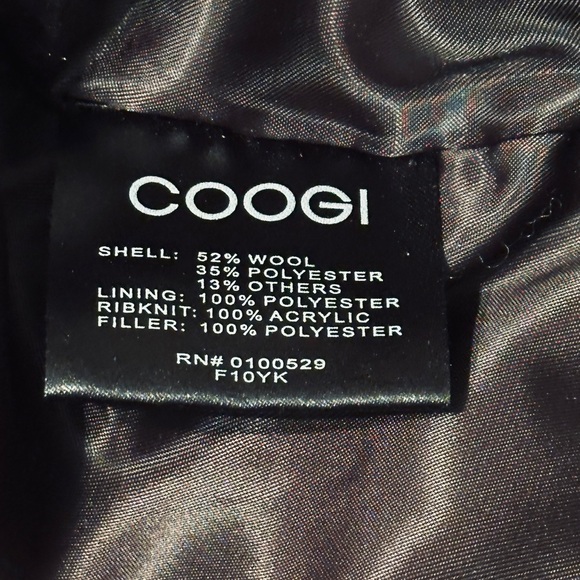 Coogi Wool Blend Brown Jacket Multi Pocket Full Zip Men’s Size XL - Picture 12 of 12